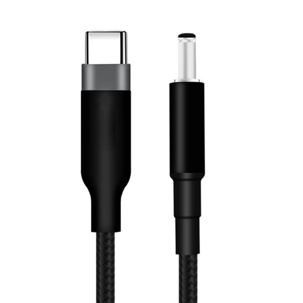 Laddningskabel för bärbar dator USB C till DC5.5x2.1mm Gränssnitt Laddningskabel Flexibel