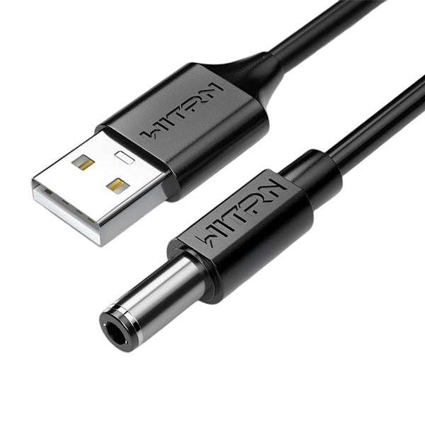 USB Boost Line QC3.0 USB-A til DC5.5x2.5mm PD- Trigger Strømkabel til 12V 9V