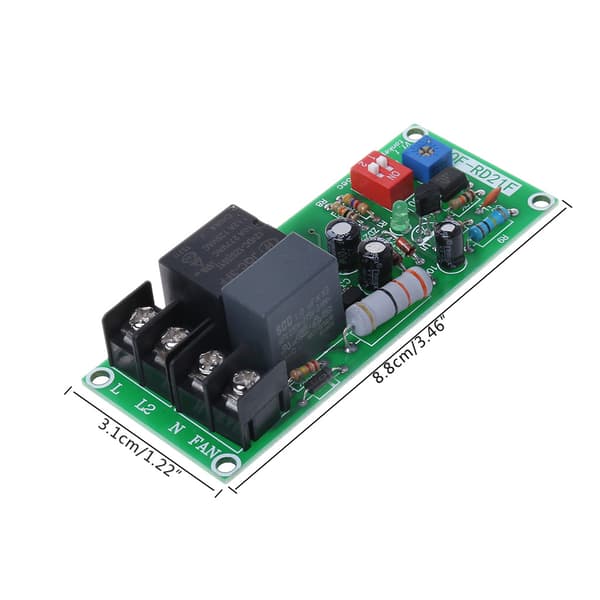 AC100V-220V Justerbar Timer Kontroll Relä Modul Avstängningsfördröjning Switch Board Fo