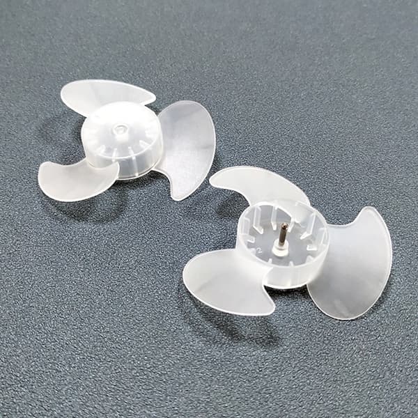 3 blade plastisk blæserblad Universal husholdningsbordventilator bordventilator udskiftningsdel null - BC041