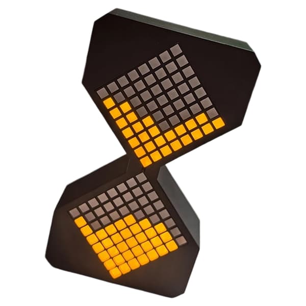 30 minutter programmerbar LED timeglass-timer oppladbar bordlampe nattlys