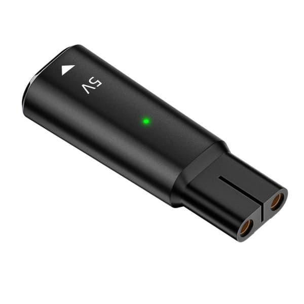 USB Type C-stik til 2-benede strømadaptere USB C hun til 2-benede hun-konvertere til opladning af barbermaskine