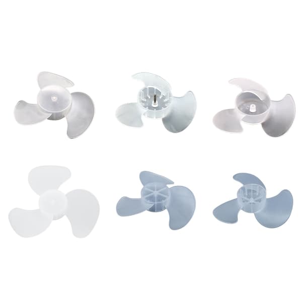 3 blade plastisk blæserblad Universal husholdningsbordventilator bordventilator udskiftningsdel null - BC041