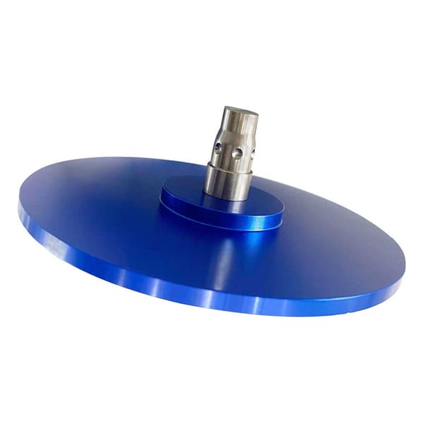 Sugekoppbaseadapter for Vac U Lock Maskin Luftkoblingsenhet Tilbehør Silver