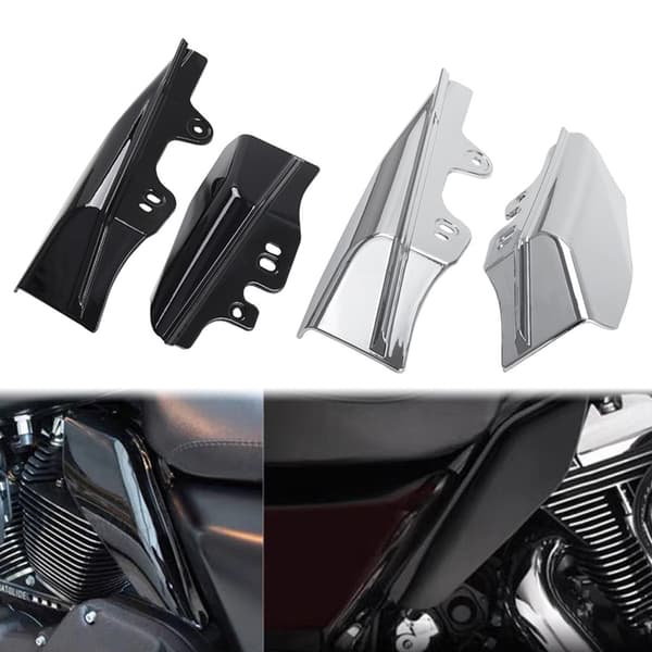 Midterramme luftafleder motorcykel isoleringspanel til 2001-2008 modeller Silver