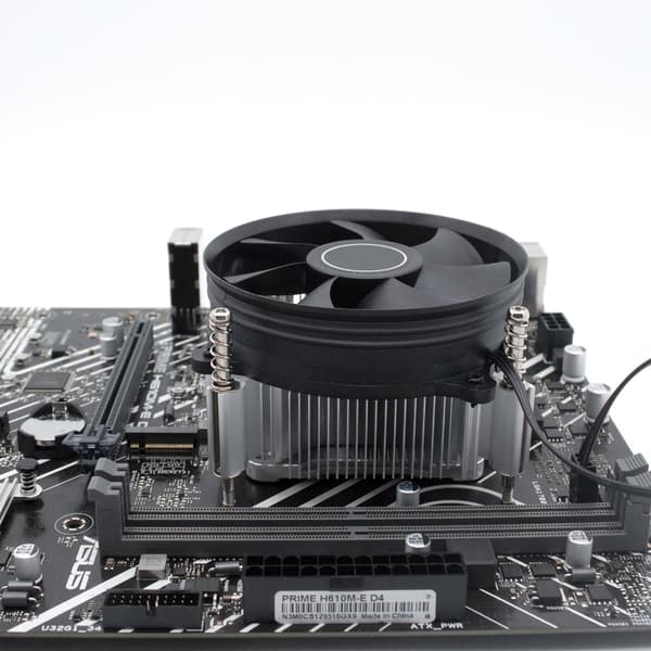 MINI CPU Radiator 2000RPM Høj Luftmængde Lav Støj Lydløs Blæser Understøttelse til LGA115X