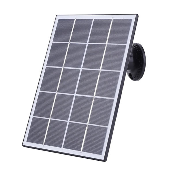 Solcellepanel for sikkerhetskamera Oppladbart solcellepanel utendørs