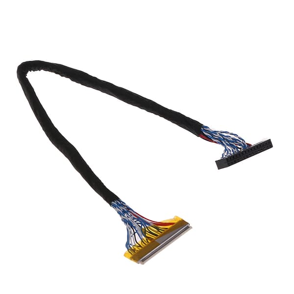 8 Bit LVDS-kabel FIX-30 Pin 2ch til 17-26 tommer LCD/LED-panelcontroller 25 cm