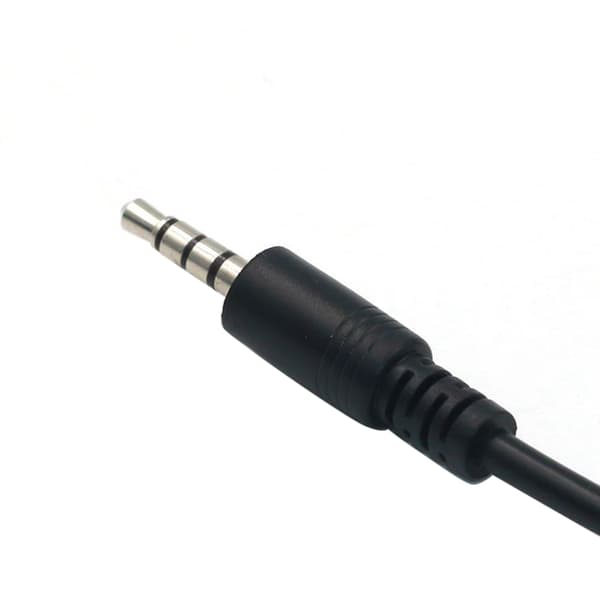 Adapterkabel AUX Datakabel 3,5 mm hanstik USB hun til AUX