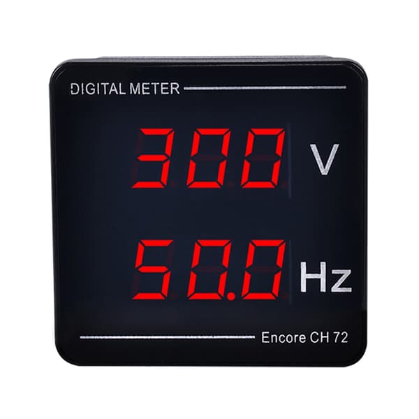 Digital spændingsfrekvenspanelmåler tester voltmeter LED-display til husholdning