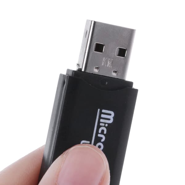 Højkvalitets Micro USB 2.0 SD TF-kortlæseradaptere til computere tablet-pc Orange