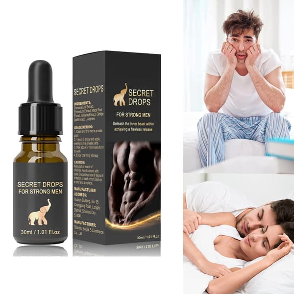 30 ml flytende dråper for menn, forsinker ejakulasjon, sterke hemmelige dråper, mann lykkelig dråpe