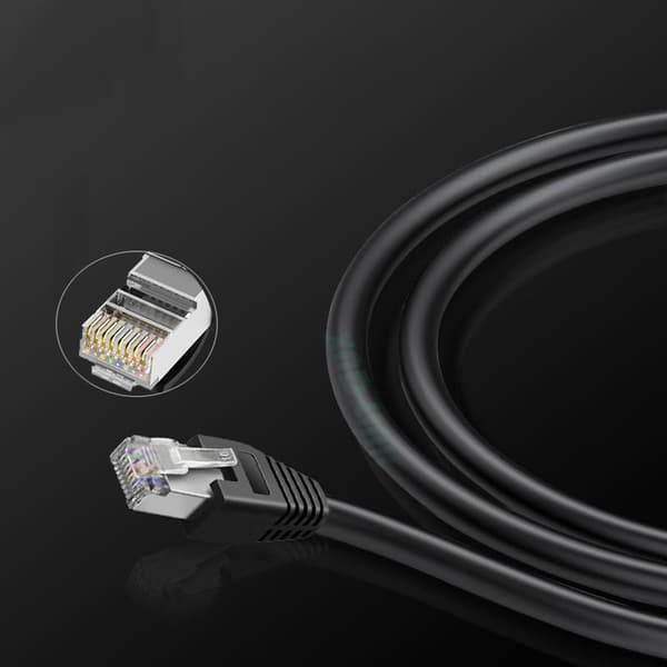 RJ45 Cat6 forlænger patchkabel forlænger Lan han til hun netværkskabel til router modem til Smart TV PC computer bærbar 1m