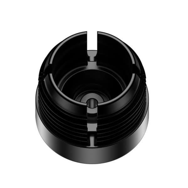 17 mm kulehode metallmutter og ABS skruebasesett for biltelefonholder Silver
