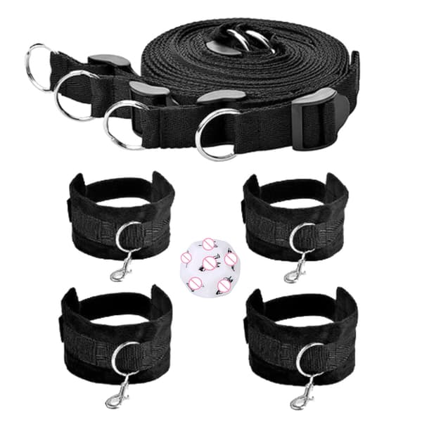 Under Bed Bondage Restraints Tilbehør Voksen Sex Spil Bundle Binding Sæt