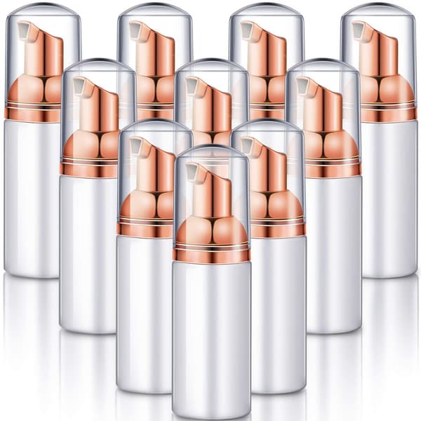10 st Skumpumpflaskor Plast Mini Skumdispenser Påfyllningsflaska 60ml