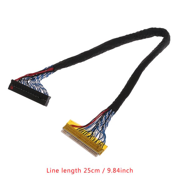 8 Bit LVDS-kabel FIX-30 Pin 2ch for 17-26-tommers LCD/LED-panelkontroller 25 cm