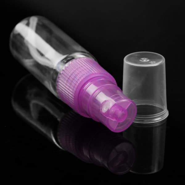 1 st 10 ml Mini Bärbar Tom Plast Parfym Atomizer Sprayflaska