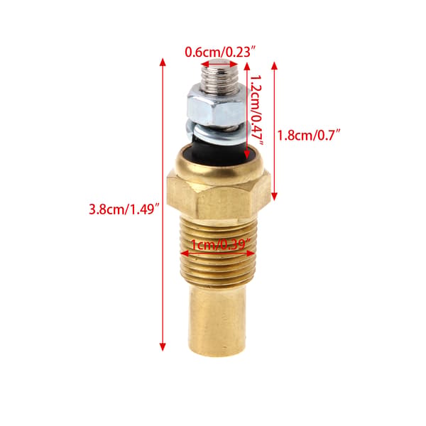Universal elektrisk sender temperatur vand/olie temperatur 1/8 NPT sender transmitter sendeenhed tempsensor