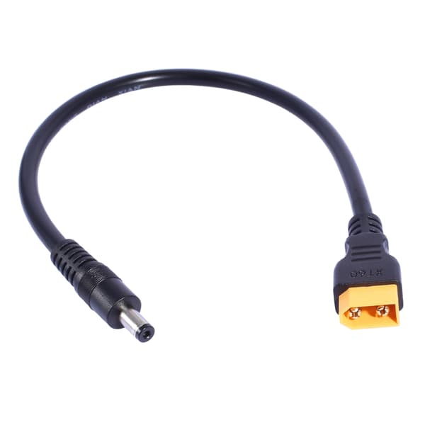 XT60 han til 5.5x2.1mm/5.5x2.5mm han/hun ladekabel til energilagring