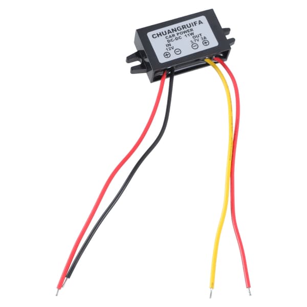 12V til 3,7V 3A 11W DC/DC-omformer Step Down Bilstrømforsyningsmodul Ny