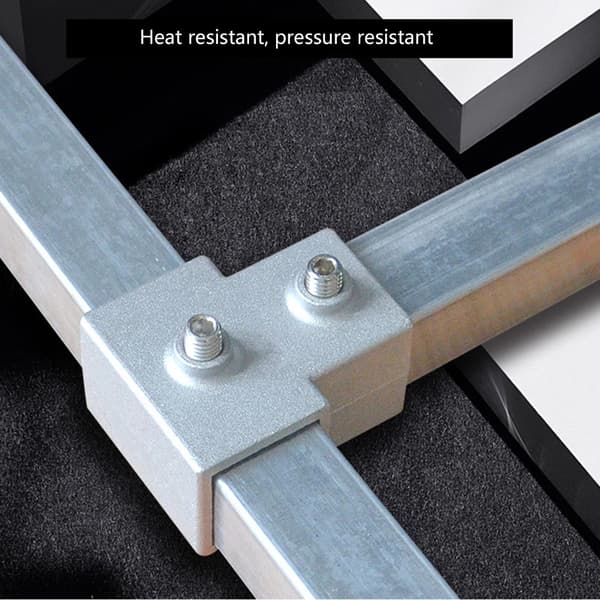 Aluminiumslegering Firkantet Rørforbinder Erstatningsforbindelse Fastgørelse Holdbar 20x20 4 ways