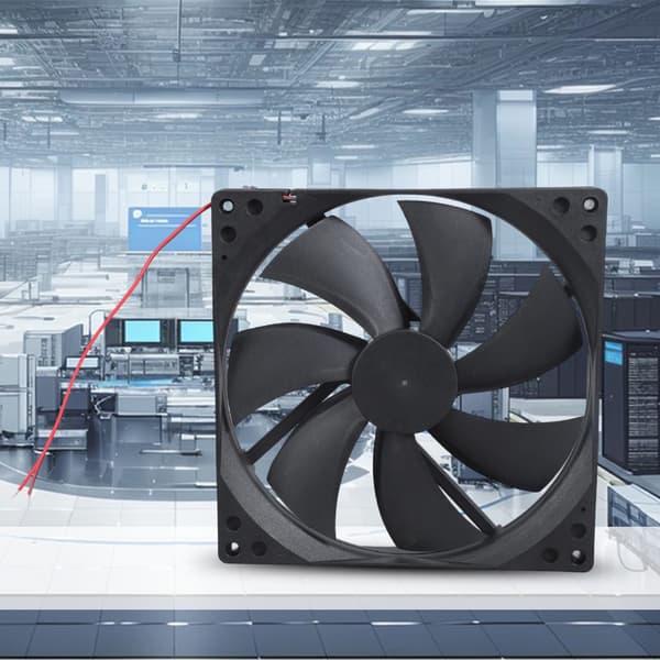 180x180x25mm Server Udsugningsventilator 12V 80CFM Luftstrøm Til Gaming PC Drivhus Kæledyrsindhegning Ventilation