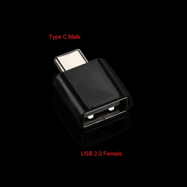 Type C han til USB 3.1 hun dataadapter til OnePlus til 3T til MacBook Stabil White