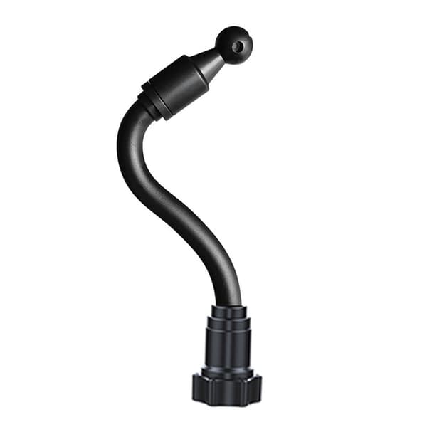 Fleksibel 360 roterende biltelefonholderadaptere 17 mm kulehode for dashbordbruk 22cm