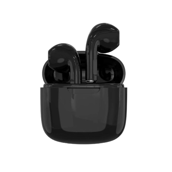 Farget lokk Trådløse ørepropper Bluetooth Svart 9ff6 | Black | Fyndiq