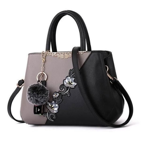 Taske - JINDING A33-2 - Elegante - Skulderrem - Lynlås - grå
