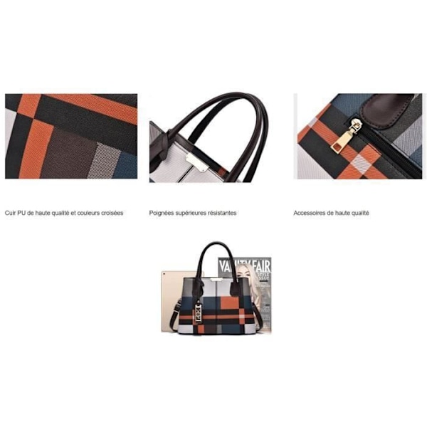 Håndtaske - JINDING - SC 6628 - PU-læder - Rød - Crossbody Röd