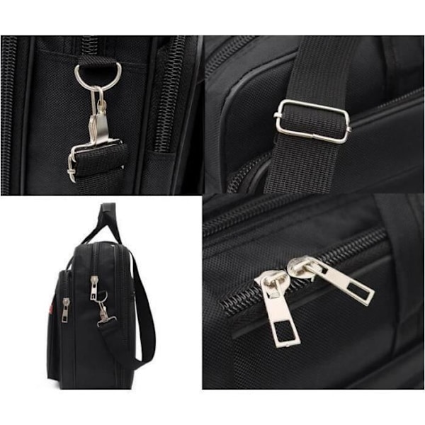 Laptop tas - JINDING - 15 Tommer - Vandtæt - Oxford stof - Sort