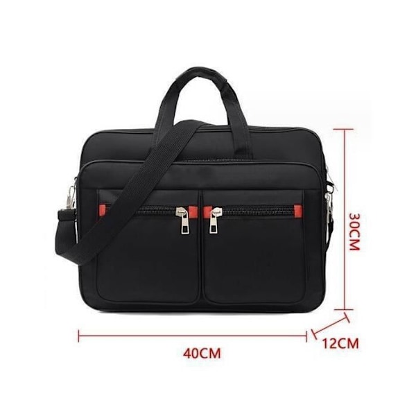 Laptop tas - JINDING - 15 Tommer - Vandtæt - Oxford stof - Sort