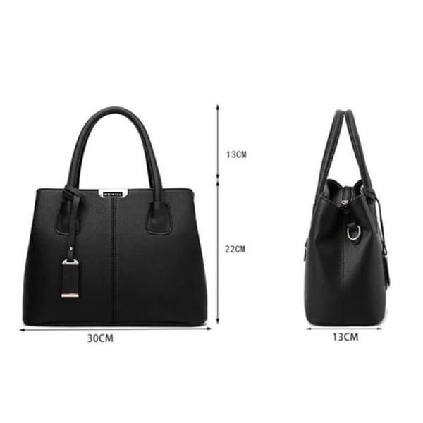 Sac de main MTOWSUC sc 464 Læder PU Skulderrem Lynlås sort