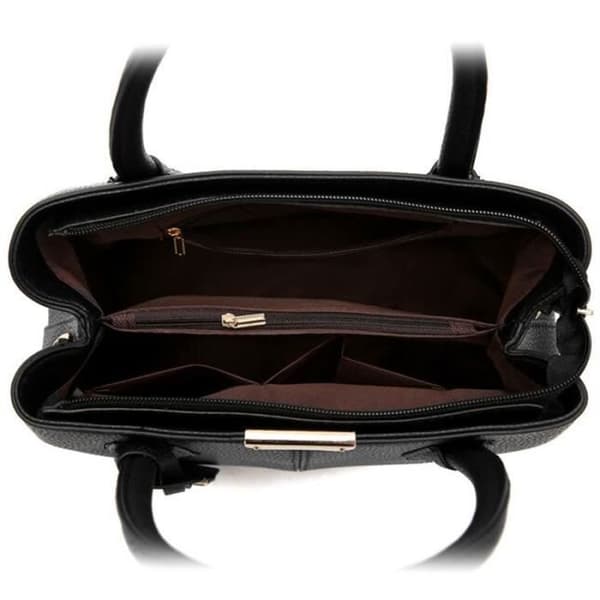 Sac de main MTOWSUC sc 464 Læder PU Skulderrem Lynlås sort