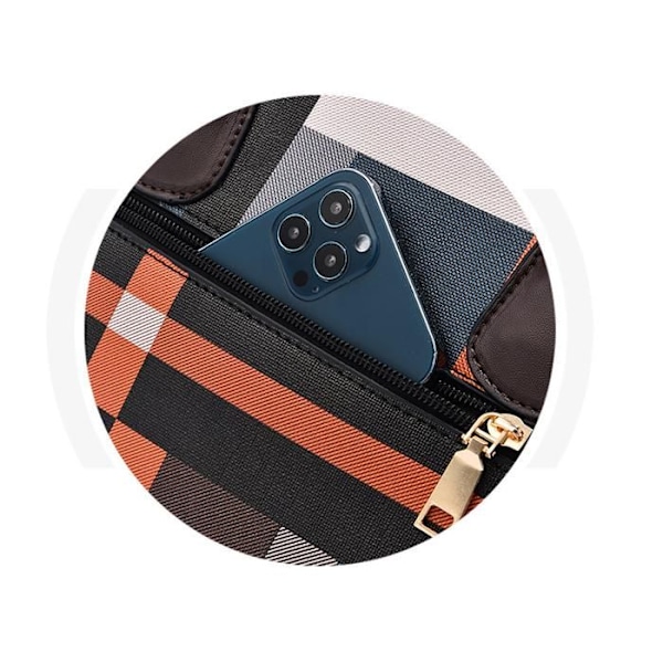 Håndtaske - JINDING - SC 6628 - PU-læder - Rød - Crossbody Röd