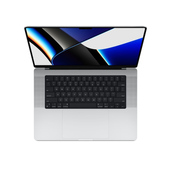 MacBook Pro 16" M1 2021 Apple M1 Pro 10-Core 16-Core GPU 16 GB RAM 512 GB SSD Grade A Refurbished Silver