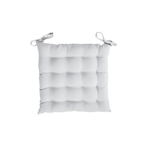 Stoppad stolssits 40x40x5 cm ALIX vit, av Soleil d'ocre Vit