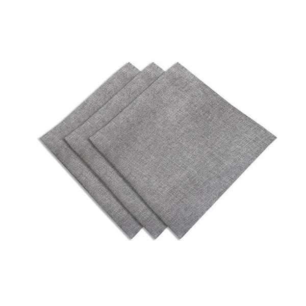 Servett - BELLA - SUCRE D'OCRE - 3-pack - 45x45 cm - Grå Grå