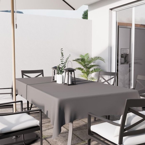 Rektangulär fläckavvisande duk 140X200 cm ALIX grå, av Soleil d'Ocre Grå