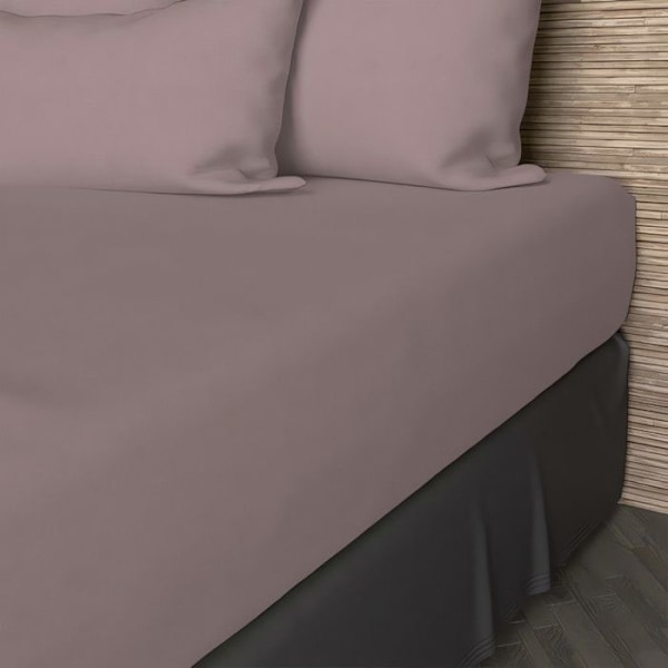 57 trådar bomullsmatta 140x200 cm UNI gammal rosa, av Soleil d'ocre Rosa