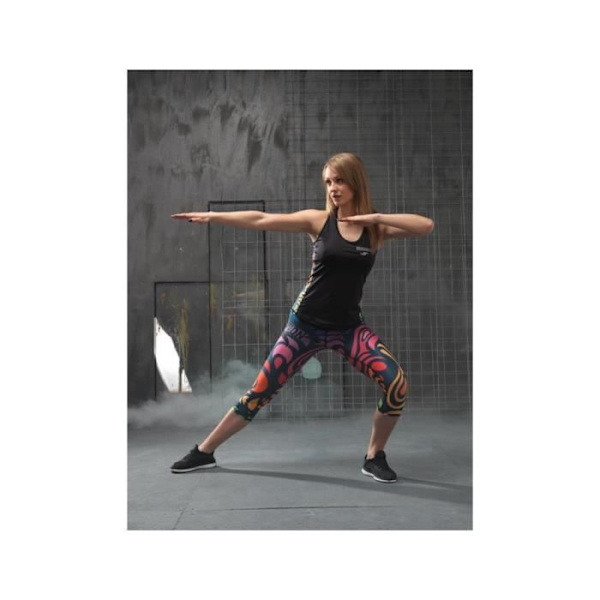 Legging 3/4 sport kvinna MOSAIQUE, av DORAWON Blå M