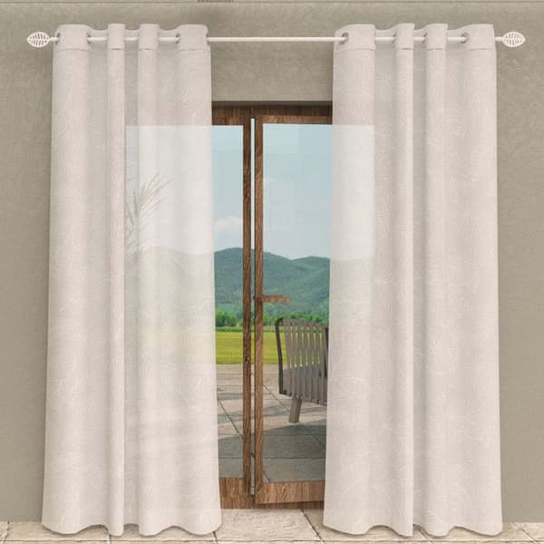 Öljetsegel 135x250 cm CELIA vit, av Soleil d'Ocre Vit