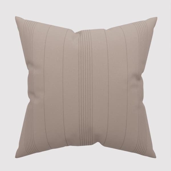 Kuddfodral 60x60 cm ADELE taupe, av Soleil d'Ocre Mol
