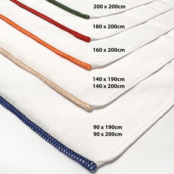 Påslakan i polycotton 140x200 cm PERCALE vit, av Soleil d'ocre Vit