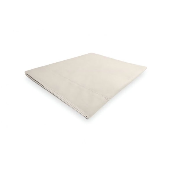 Drap plat i bomullspércale 180x290 cm CAMILLE ecru, av songe de camille Ecru
