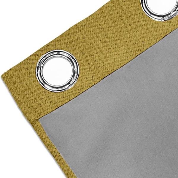 Mörkläggningsgardin - Soleil d'Ocre - Eclipse - Gul - 135x180 cm - 100% polyester Gul