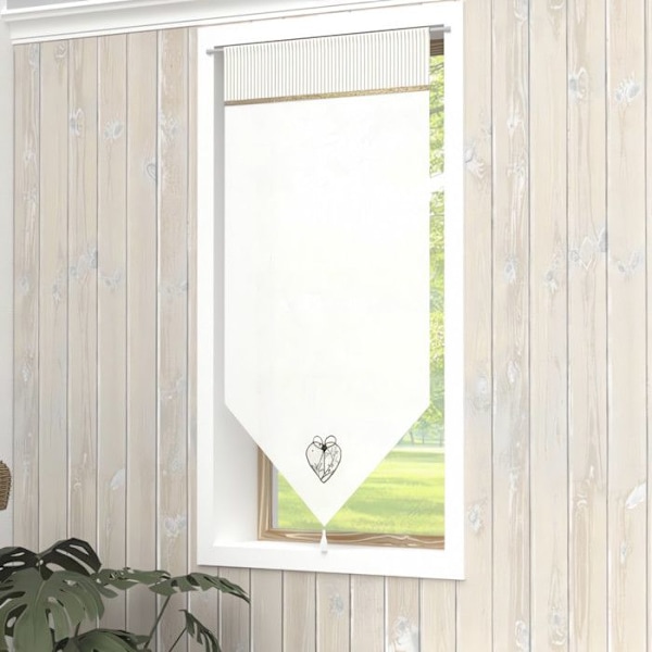 Bomull vindskydd 60x120 cm AIMEE, av Soleil d'Ocre Ecru