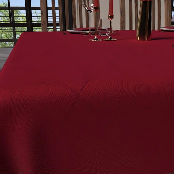 Rektangulär duk mot fläckar 150x300 cm LYXröd, av Soleil d'Ocre Röd